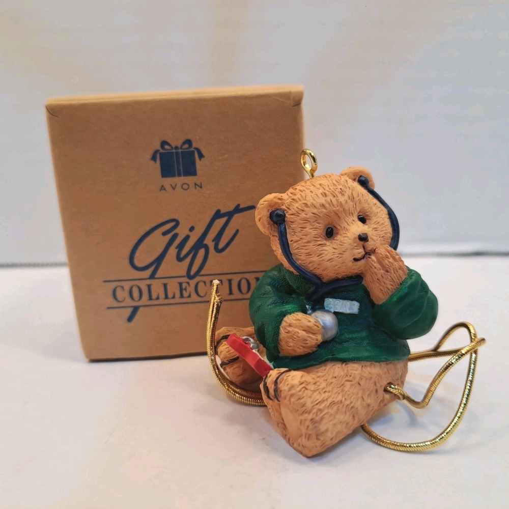 Avon Gift Collection Your Special Package Topper Nurse - Teddy Bear